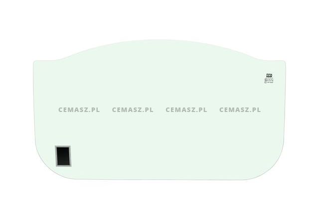 Szyba przednia dolna do Cat M313D / M315D / M316D / M318D / M320D / M322D / M325D